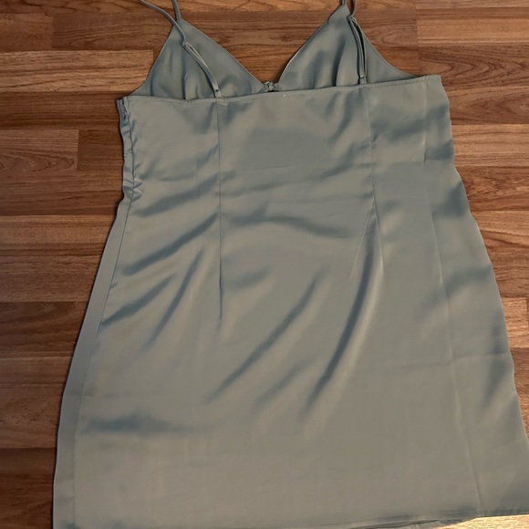 Teal XL Garage Mini Dress - Picture 2 of 5